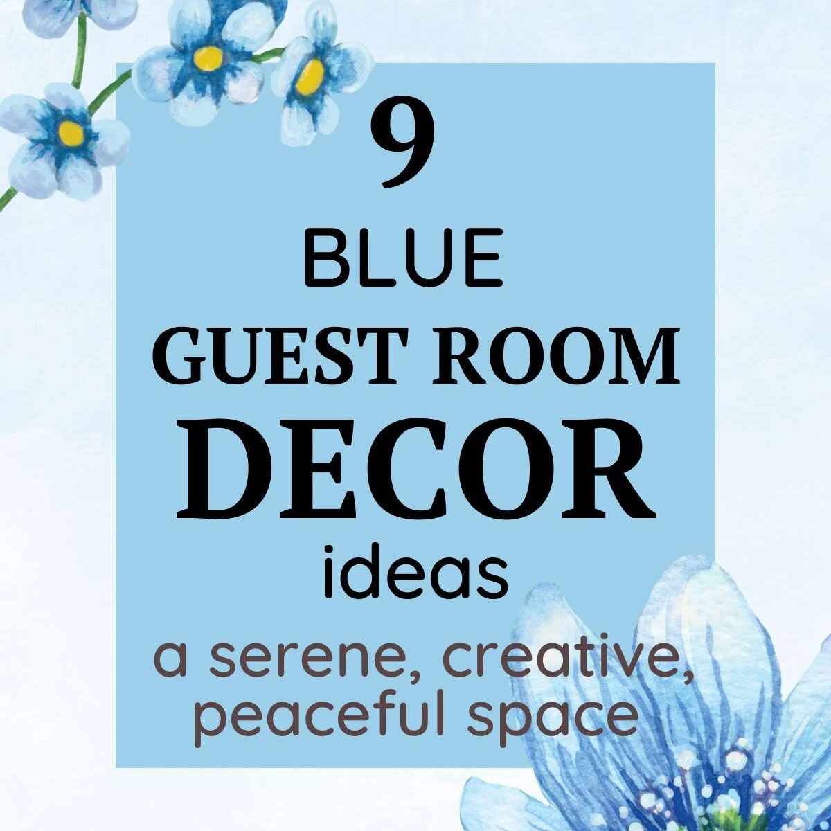 9 Simple Navy Blue Guest Room Decor Ideas