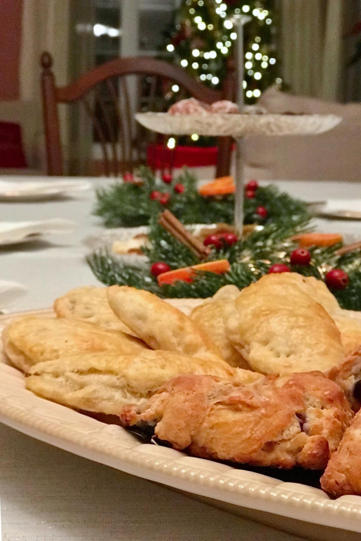 Finnish meat pies, flaky pastry for Christmas