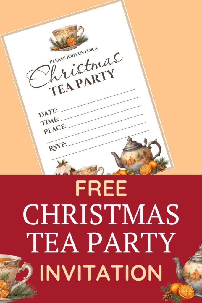 Host a Lovely Christmas Tea Party