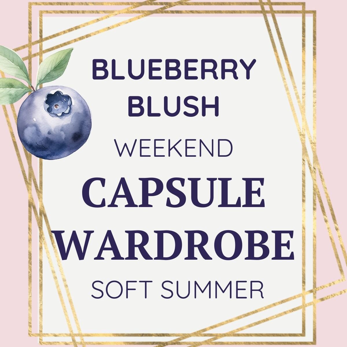 Blueberry Blush: A Soft Classic Weekend Capsule for the Hostess