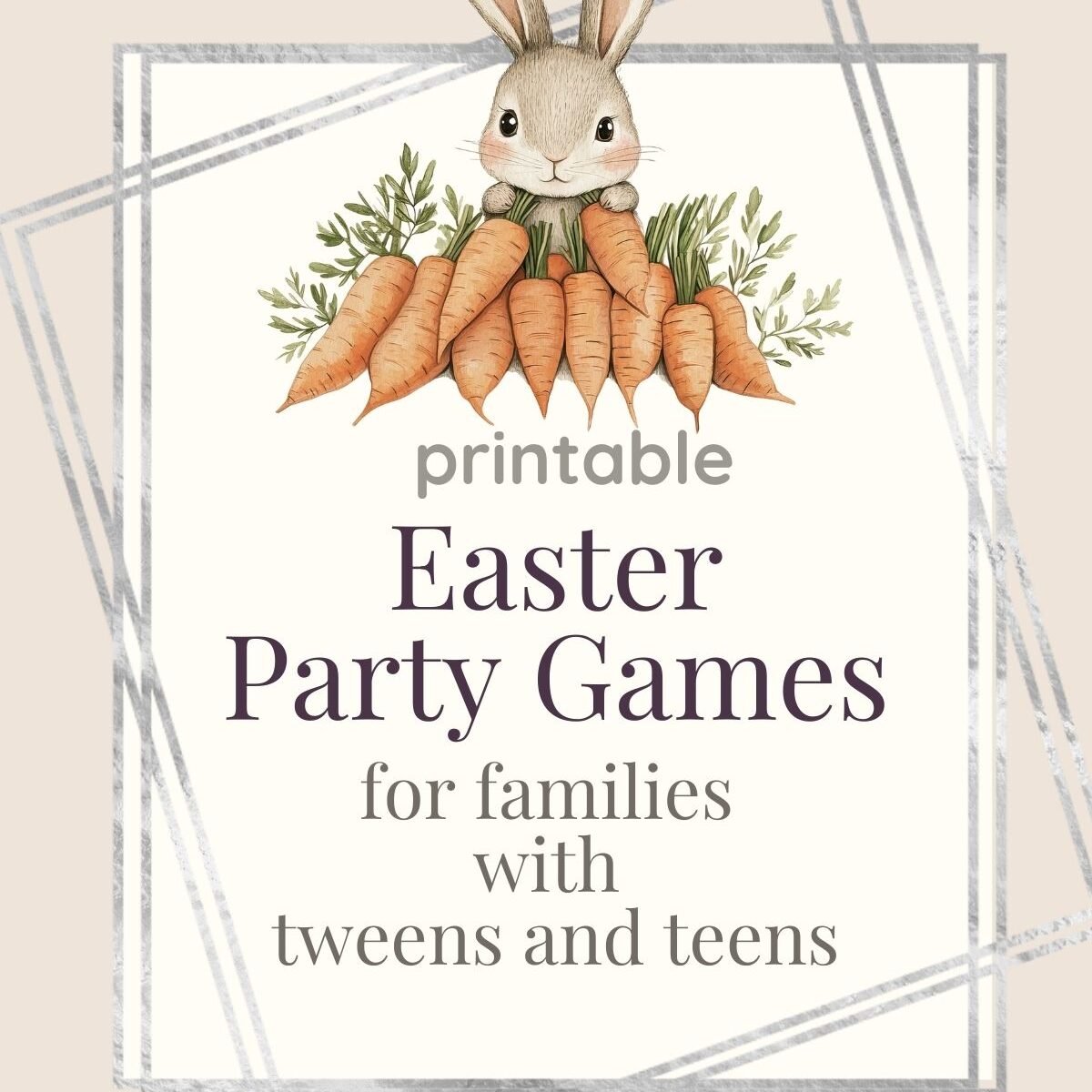 Printable Easter Party Games for Families with Older Kids