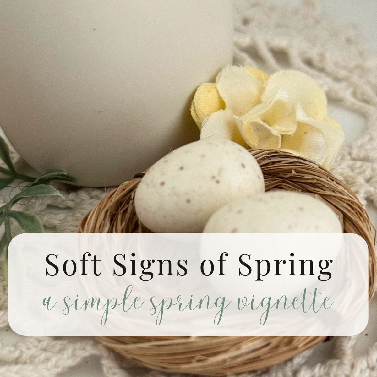 Small Spring Scene for the Entryway