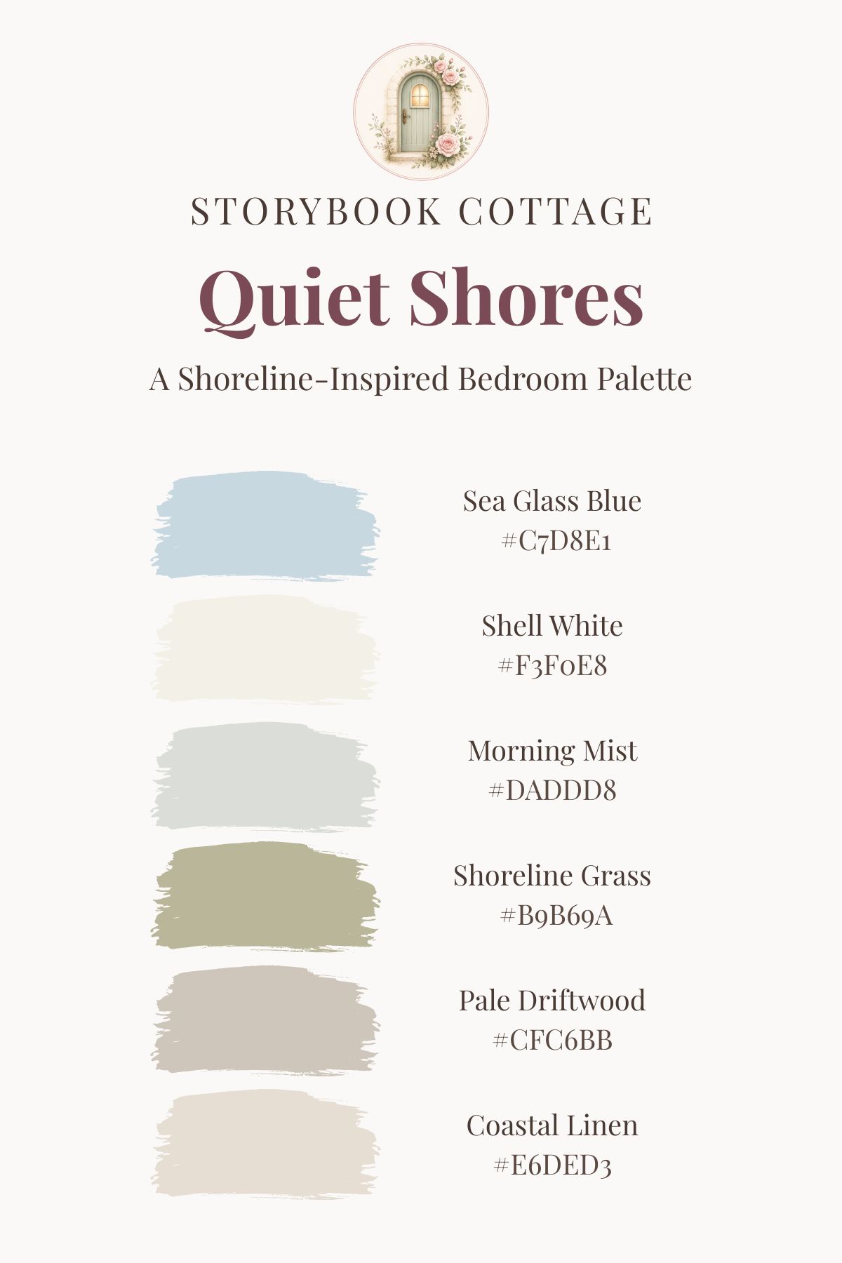 Quiet Shores: a shoreline-inspired bedroom palette