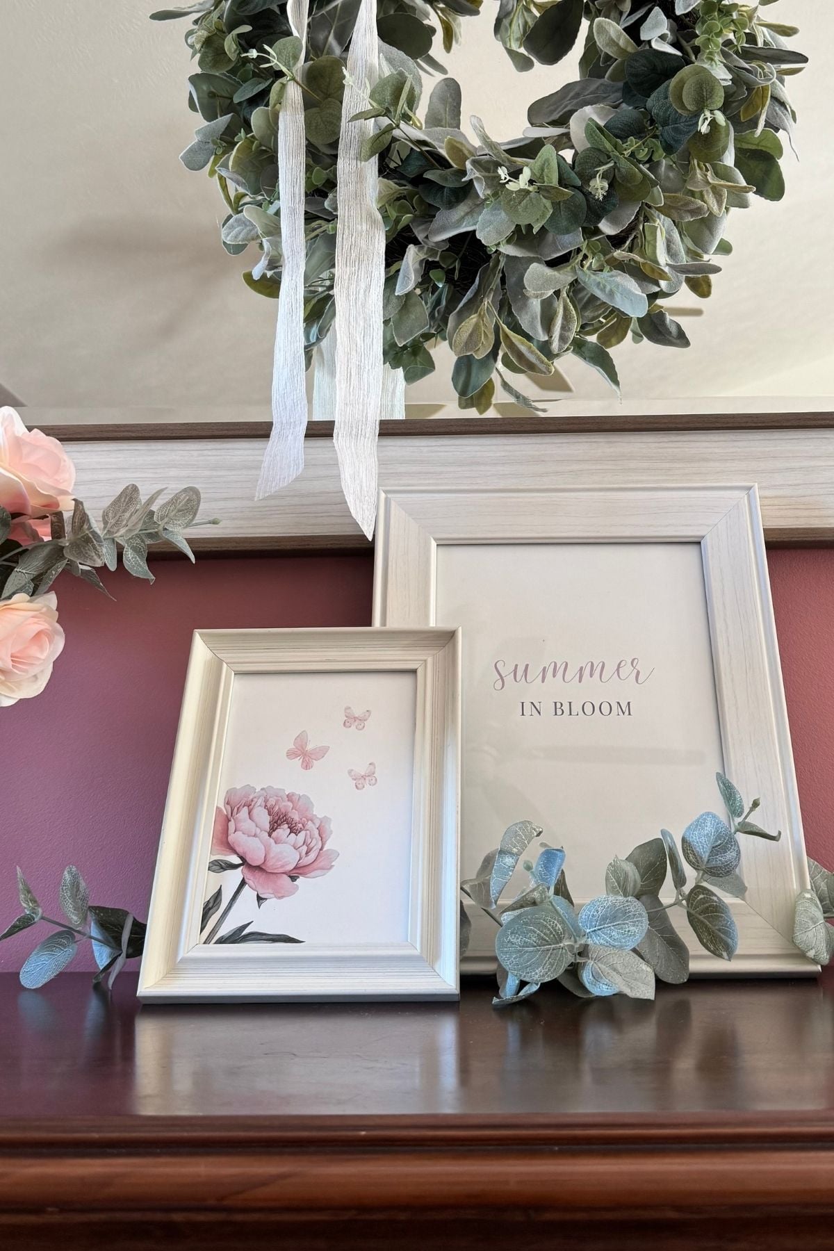 simple storybook signs for the living room Printable storybook signs: summer in bloom and a floral + butterfly design